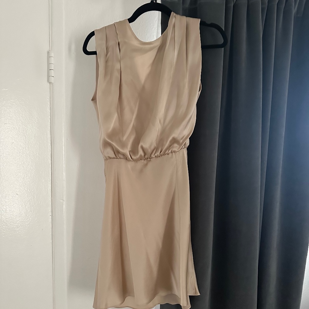 Amanda Uprichard champagne dress